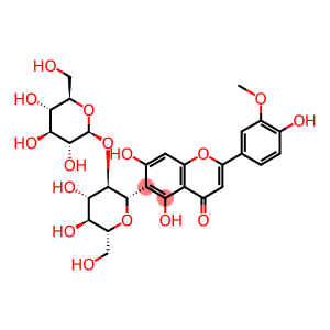 4H-1-Benzopyran-4-one, 6-(2-O-β-D-glucopyranosyl-β-D-glucopyranosyl)-5,7-dihydroxy-2-(4-hydroxy-3-methoxyphenyl)-