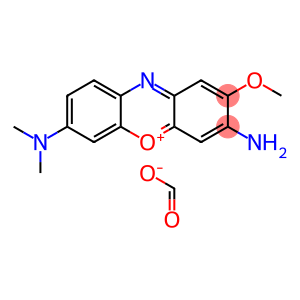 3-amino-7-(dimethylamino)-2-methoxyphenoxazin-5-ium formate