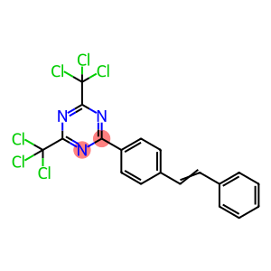 1,3,5-Triazine, 2-[4-(2-phenylethenyl)phenyl]-4,6-bis(trichloromethyl)-