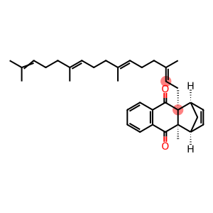 1,4-Methanoanthracene-9,10-dione, 1,4,4a,9a-tetrahydro-4a-methyl-9a-(3,7,11,15-tetramethyl-2,6,10,14-hexadecatetraenyl)-, [1α,4α,4aα,9aα(2E,6E,10E)]-