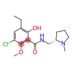 N-[[(2S)-1-Methyl-2-pyrrolidinyl]methyl]-3-chloro-5-ethyl-6-hydroxy-2-methoxybenzamide