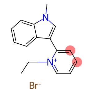 1-methyl-3-(2-pyridin-1-ium-1-ylethyl)indole