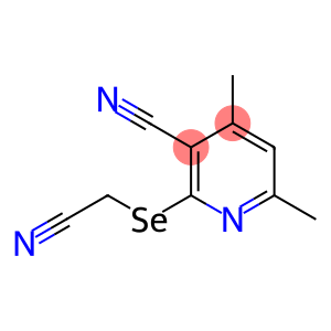 3-Pyridinecarbonitrile, 2-[(cyanomethyl)seleno]-4,6-dimethyl-
