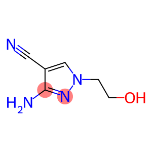 1H-Pyrazole-4-carbonitrile, 3-amino-1-(2-hydroxyethyl)-