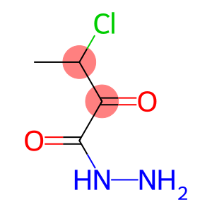 Butanoic  acid,  3-chloro-2-oxo-,  hydrazide