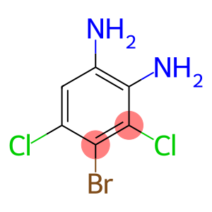 4-Bromo-3,5-dichloro-benzene-1,2-diamine