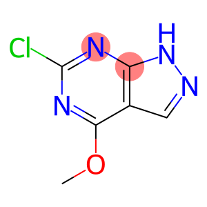 6-chloro-4-methoxy-1(2)H-pyrazolo[3,4-d]pyrimidine