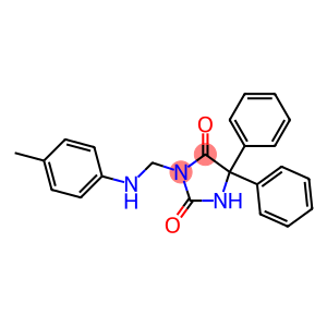 2,4-Imidazolidinedione,3-[[(4-methylphenyl)amino]methyl]-5,5-diphenyl-