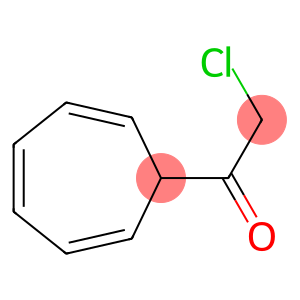 Ethanone, 2-chloro-1-(2,4,6-cycloheptatrien-1-yl)- (9CI)