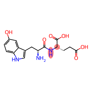 (S)-2-((S)-2-Amino-3-(5-hydroxy-1H-indol-3-yl)propanamido)pentanedioic acid