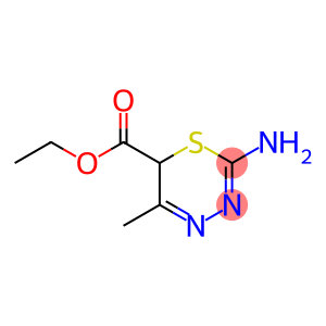 6H-1,3,4-Thiadiazine-6-carboxylicacid,2-amino-5-methyl-,ethylester(6CI,9CI)