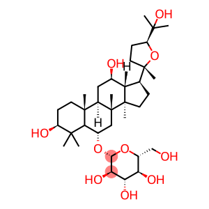 β-D-Glucopyranoside, (3β,6α,12β,24S)-20,24-epoxy-3,12,25-trihydroxydammaran-6-yl