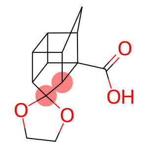 spiro(pentacyclo[5.3.0.0~2,5~.0~3,9~.0~4,8~]decane-10,2'-[1,3]-dioxolane)-2-carboxylic acid