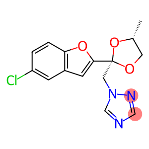 cis-1-((2-(5-Chloro-2-benzofuranyl)-4-methyl-1,3-dioxolan-2-yl)methyl) -1H-1,2,4-triazole