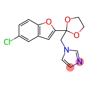 1H-Imidazole, 1-((2-(5-chloro-2-benzofuranyl)-1,3-dioxolan-2-yl)methyl )-