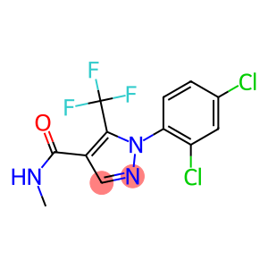 1H-Pyrazole-4-carboxamide,1-(2,4-dichlorophenyl)-N-methyl-5-(trifluoromethyl)-