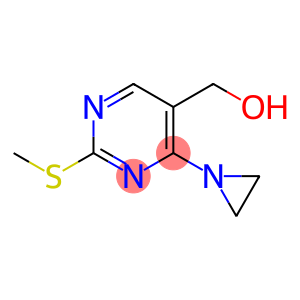 (4-(aziridin-1-yl)-2-(methylthio)pyrimidin-5-yl)methanol