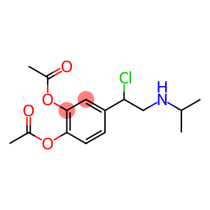 2-(3,4-diacetoxyphenyl)-2-chloro-N-isopropyl-1-ethanamine