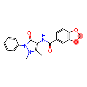 N-(1,5-dimethyl-3-oxo-2-phenyl-2,3-dihydro-1H-pyrazol-4-yl)-1,3-benzodioxole-5-carboxamide