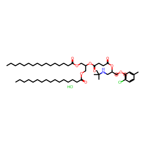 2-((1-(2-chloro-5-methylphenoxy)-3-tert-butylamino-2-propoxy)succinyl)-1,3-dipalmitoylglyceroyl