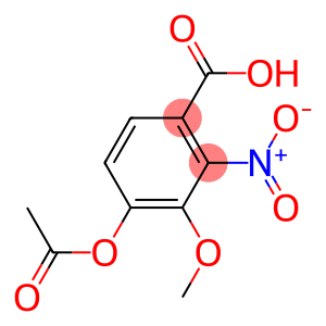 4-acetoxy-3-methoxy-2-nitro-benzoic acid