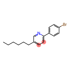 2-(4-bromophenyl)-5-hexylpyridine