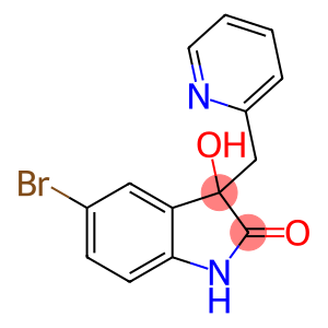 5-bromo-3-hydroxy-3-(2-pyridinylmethyl)-1,3-dihydro-2H-indol-2-one