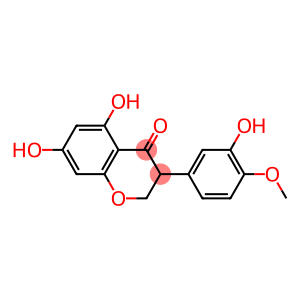 2,3-Dihydro-5,7-dihydroxy-3-(3-hydroxy-4-methoxyphenyl)-4H-1-benzopyran-4-one