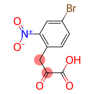 3-(4-溴-2-硝基苯基)-2-氧代丙酸