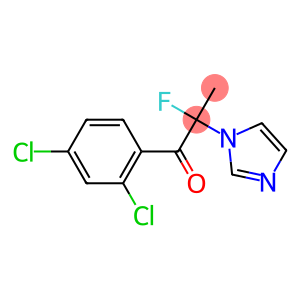 1-Propanone,  1-(2,4-dichlorophenyl)-2-fluoro-2-(1H-imidazol-1-yl)-