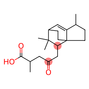 3a,6-Ethano-3aH-indene-4-pentanoic acid, 1,2,3,4,5,6-hexahydro-α,1,5,5-tetramethyl-γ-oxo-