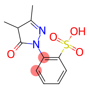 2-(3,4-dimethyl-5-oxo-4H-pyrazol-1-yl)benzenesulfonic acid