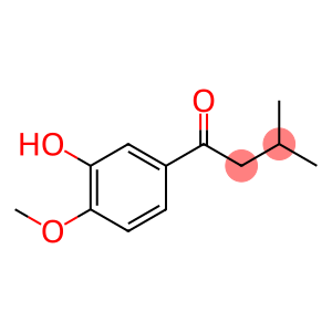 1-(3-hydroxy-4-methoxyphenyl)-3-methylbutan-1-one