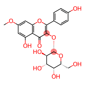 4H-1-Benzopyran-4-one, 3-(β-D-galactopyranosyloxy)-5-hydroxy-2-(4-hydroxyphenyl)-7-methoxy-