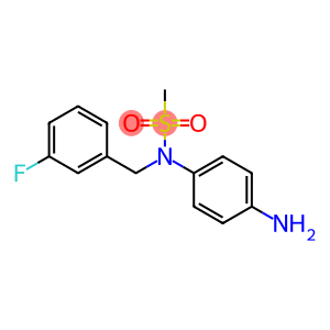 (4-aminophenyl)-N-[(3-fluorophenyl)methyl]methanesulfonamide