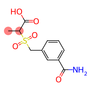 2-{[3-(aminocarbonyl)benzyl]sulfonyl}propanoic acid