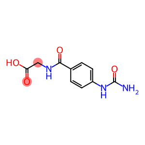 ({4-[(aminocarbonyl)amino]benzoyl}amino)acetic acid