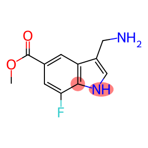 3-AMINOMETHYL-7-FLUORO-1H-INDOLE-5-CARBOXYLIC ACID METHYL ESTER