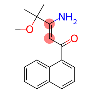 3-AMINO-4-METHOXY-4-METHYL-1-NAPHTHALEN-1-YL-PENT-2-EN-1-ONE