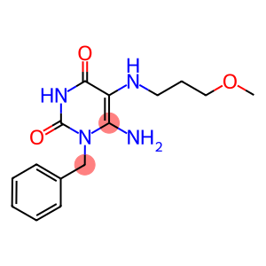 6-AMINO-1-BENZYL-5-(3-METHOXY-PROPYLAMINO)-1H-PYRIMIDINE-2,4-DIONE