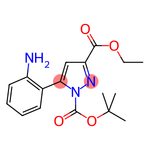 5-(2-AMINO-PHENYL)-PYRAZOLE-1,3-DICARBOXYLIC ACID 1-TERT-BUTYL ESTER 3-ETHYL ESTER