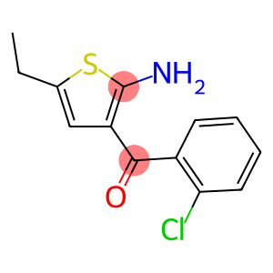 2-Amino-3-(2-chlorobenzoyl)-5-ethylthiophene