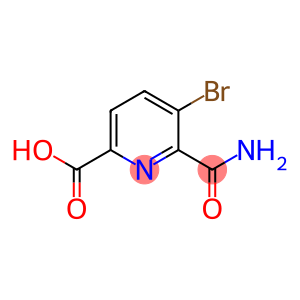 6-(AMINOCARBONYL)-5-BROMOPYRIDINE-2-CARBOXYLIC ACID