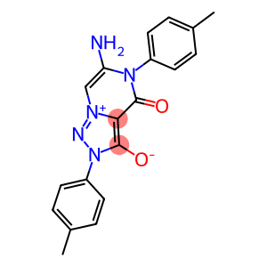 6-AMINO-2,5-BIS(4-METHYLPHENYL)-4-OXO-4,5-DIHYDRO-2H-[1,2,3]TRIAZOLO[1,5-A]PYRAZIN-8-IUM-3-OLATE