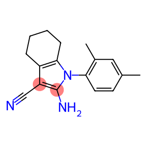 2-AMINO-1-(2,4-DIMETHYLPHENYL)-4,5,6,7-TETRAHYDRO-1H-INDOLE-3-CARBONITRILE