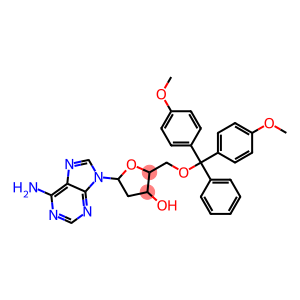 5-(6-amino-9H-purin-9-yl)-2-{[bis(4-methoxyphenyl)(phenyl)methoxy]methyl}tetrahydrofuran-3-ol