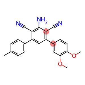 5'-AMINO-3,4-DIMETHOXY-4''-METHYL-[1,1':3',1'']TERPHENYL-4',6'-DICARBONITRILE