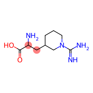 2-amino-3-(1-carbamimidoylpiperidin-3-yl)propanoic acid