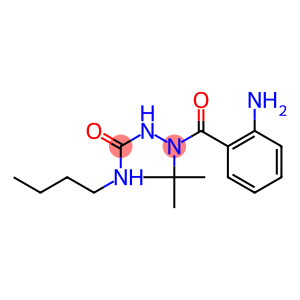 2-(2-aminobenzoyl)-N-butyl-2-(tert-butyl)-1-hydrazinecarboxamide