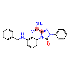 4-amino-6-benzylamino-1,2-dihydro-2-phenyl-1,2,4-triazolo(4,3-a)-quinoxalin-1-one